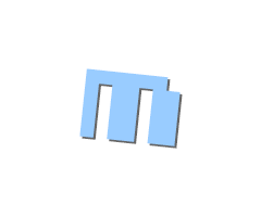 murpworks mLogo pixel pale blue image