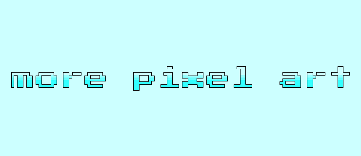 more pixel art text image