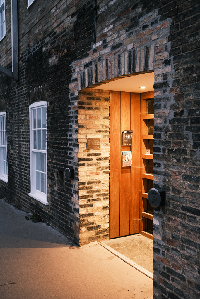 Jumping Back in - Ely doorway image