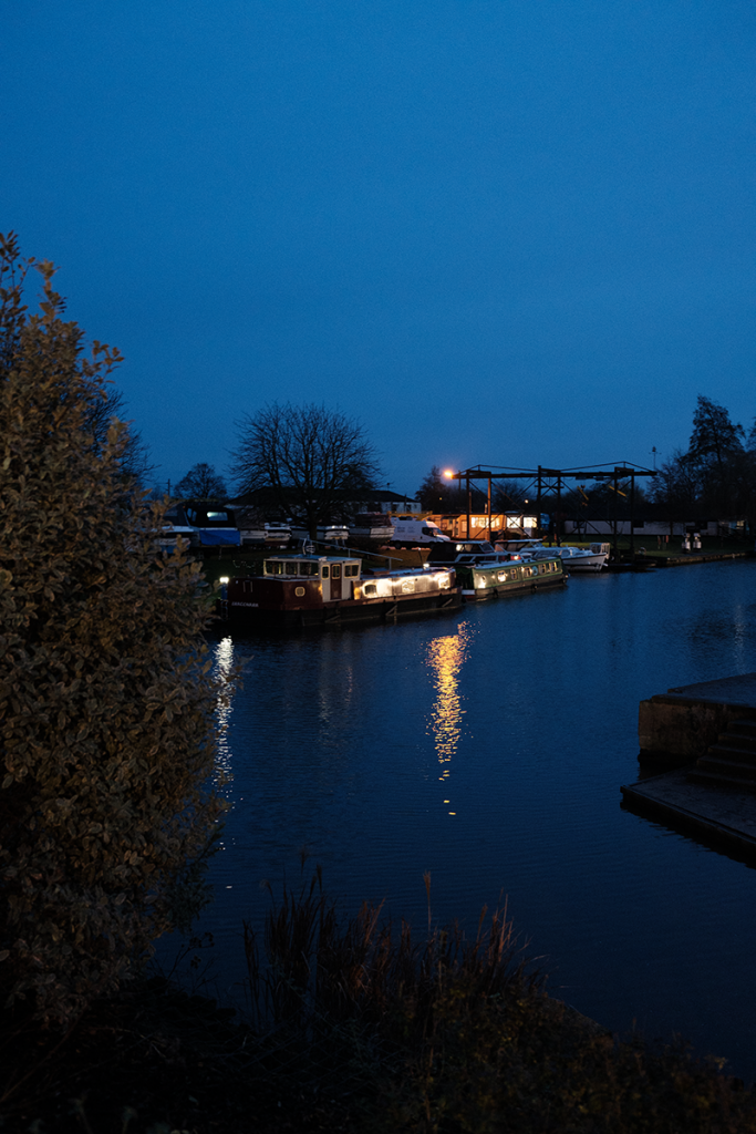 murpworkschrome - A Boat Lift Light - Reflection Across the Water I image