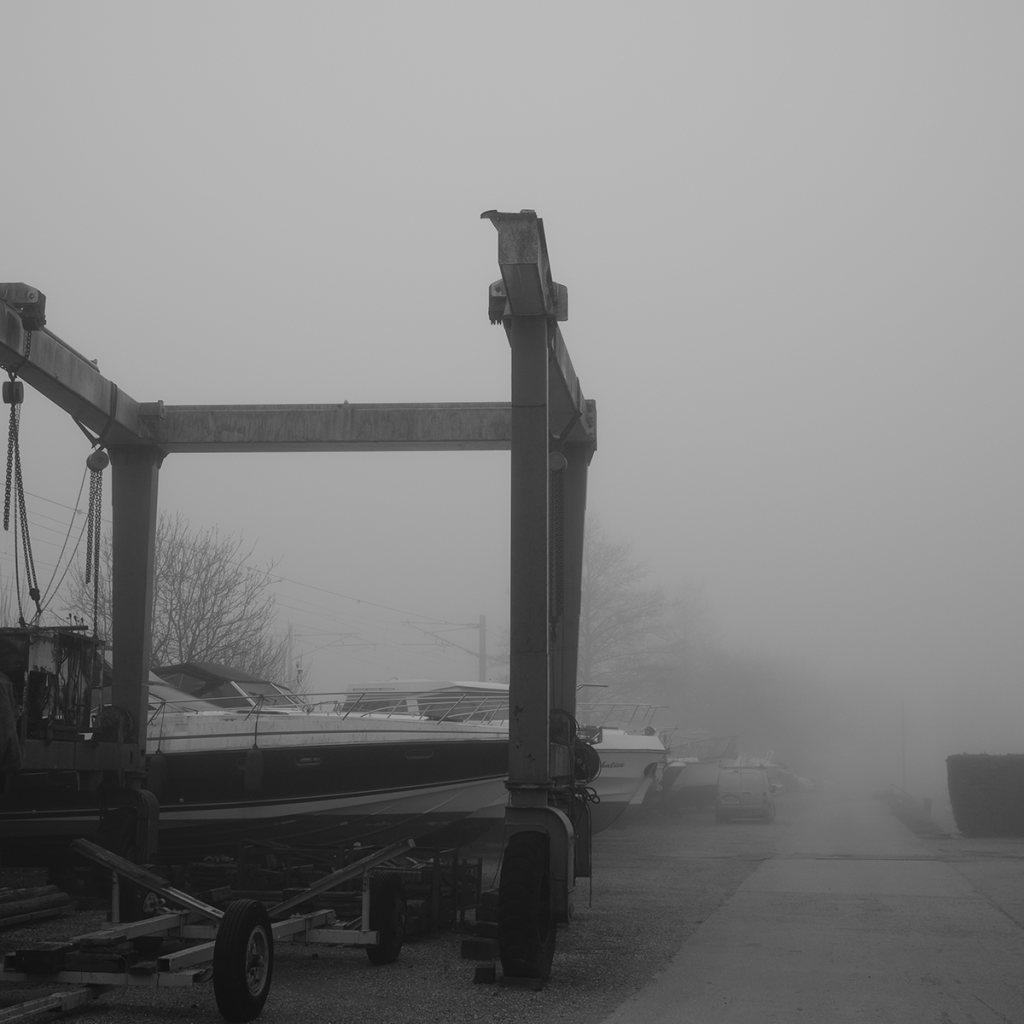 murpworkschrome - light on a lens - Another Misty Morning - Boat Lift Mist I image