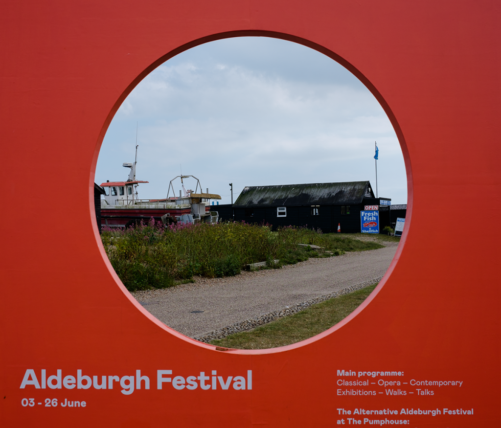 murpworkschrome - Light on a Lens - A First Outing - Aldeburgh - Festival Sign image