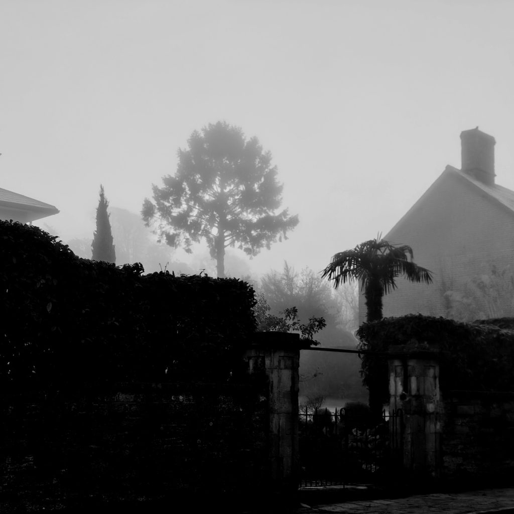 A mist opportunity - glastonburyInTheMist_7sq_BW image